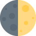 🌓 Eerste kwartier Emoji Betekenis