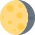 🌖 Afnemende maan Emoji Betekenis