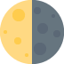 🌗Laatste kwartier Emoji Betekenis