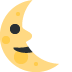 🌜 Laatste kwartier gezicht Emoji Betekenis