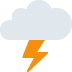 🌩 Wolk met bliksem Emoji Betekenis