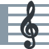 🎼 Muziekpartituur Emoji Betekenis