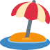 🏖 Strand met paraplu Emoji Betekenis