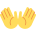 Open handen 👐 Emoji Betekenis