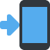 📲 Mobiele telefoon met pijl-emoji-betekenis