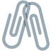 🖇 Gekoppelde paperclips Emoji Betekenis