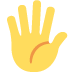 🖐 Hand met gespreide vingers Emoji Betekenis