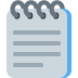 🗒 Spiraalvormig notitieblok Emoji Betekenis