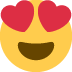 😍 Lachend gezicht met hart-ogen Emoji-betekenis