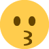 😗 Kussend gezicht Emoji Betekenis