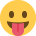 😛 Gezicht met tong Emoji Betekenis