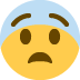 Bang gezicht Emoji Betekenis 😨