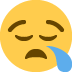 😪 Slaperig gezicht emoji betekenis