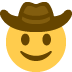 🤠 Cowboyhoed Gezicht Emoji Betekenis