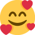 🥰 Lachend gezicht met harten Emoji Betekenis