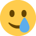 🥲 Lachend gezicht met traan-emoji-betekenis