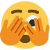 🫣 Gezicht met glurend oog Emoji Betekenis