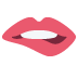 🫦 Bijtende lip-emoji Betekenis