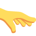🫳 Palm omlaag hand emoji betekenis