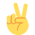Overwinningshand ✌ Emoji Betekenis