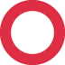 ⭕ Holle rode cirkel Emoji-betekenis